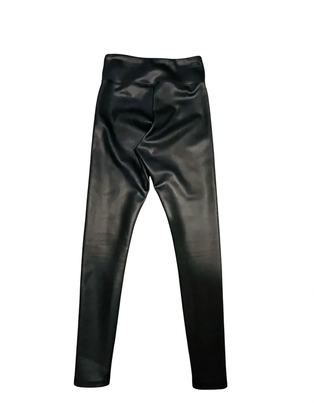 Express High-Rise Faux Leather Leggings - Black